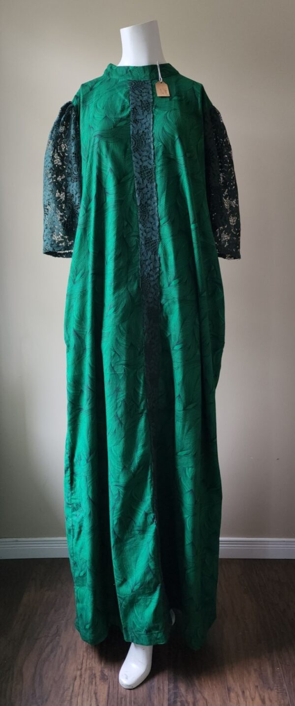 Osasu Long Dress mixed with Lace material